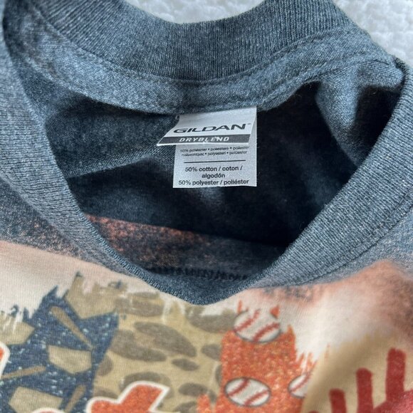 Houston Astros Custom 1 of 1 T Shirt Men Small Reverse Bleached MLB Baseball - Picture 6 of 16